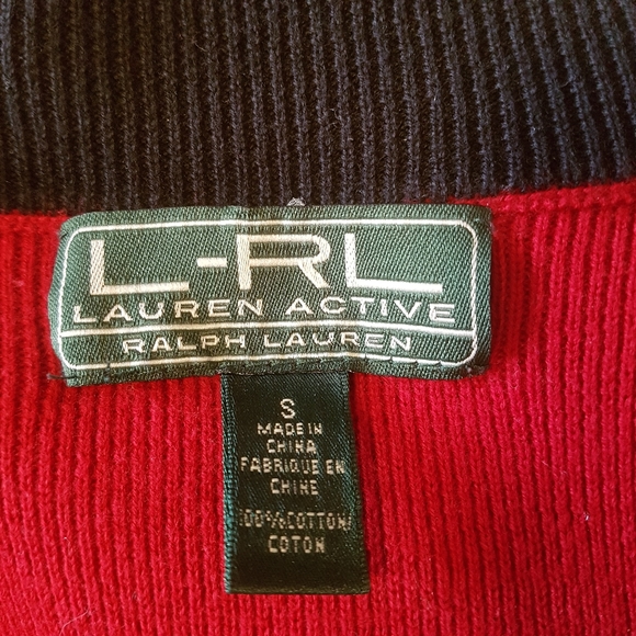 SOLD- Ralph Lauren Vintage Half Zip Sweater - Picture 4 of 7